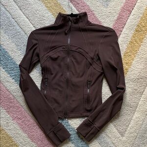Lululemon Define Jacket Brown Full Zip Stretch Women's Size 4